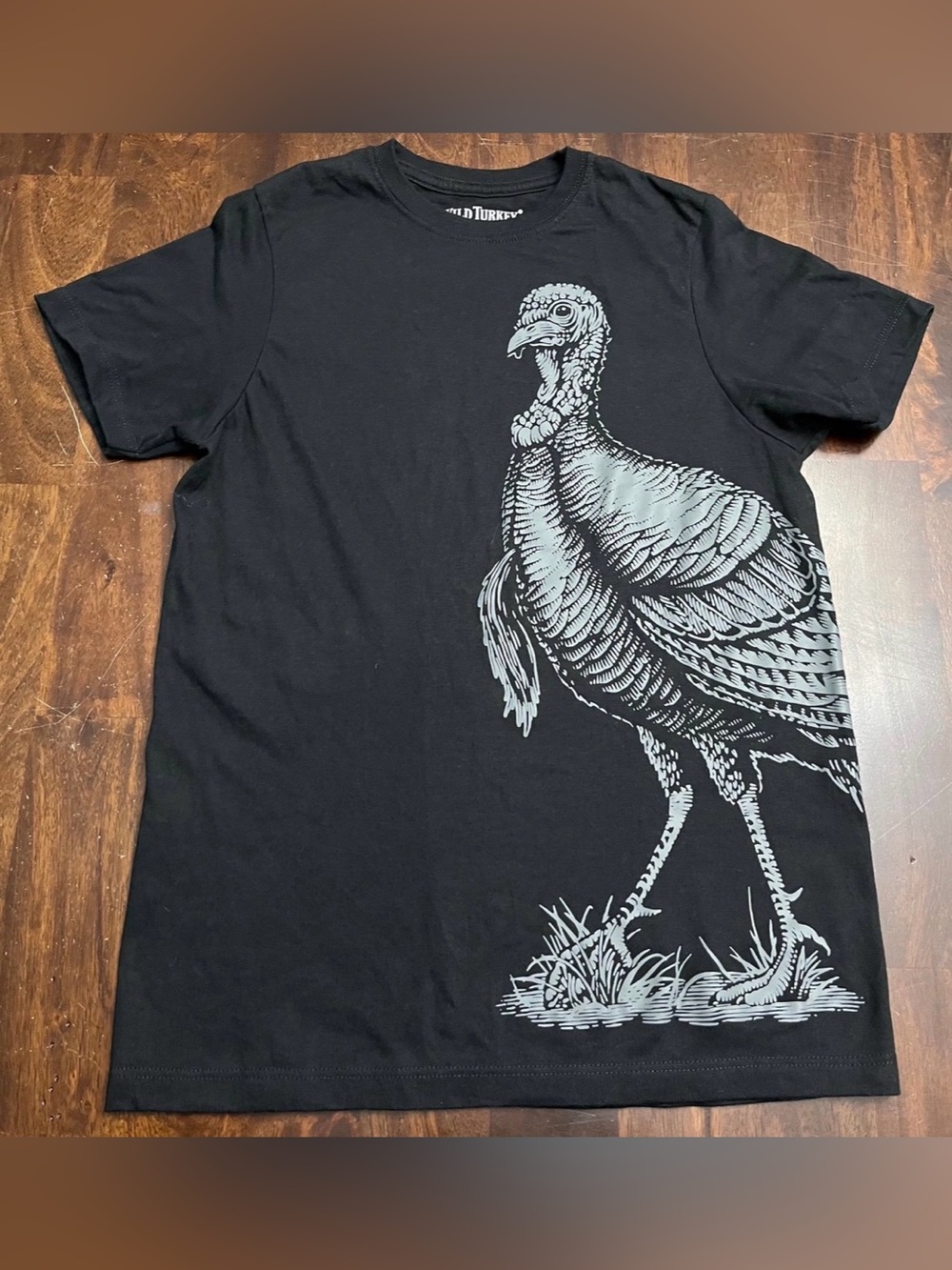 Wild Turkey Black Short Sleeve Shirt Women’s Size XS (Extra Small)